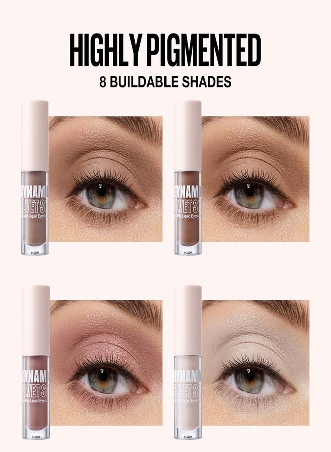 إريندي ظلال عيون سائلة غير لامعة من إيريندي - 8 ألوان، قاعدة ظلال عيون سائلة بيج، لون محايد، ظلال عيون كريمية قابلة للمزج والتغطية، مقاومة للتجعد، مكياج عيون مقاوم للماء يدوم طويلاً، نباتي وخالٍ من القسوة على الحيوانات - Image 3